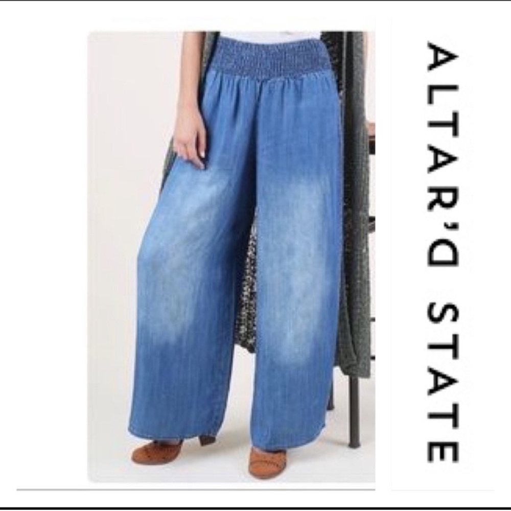 Altar’d state wide leg pants sz medium